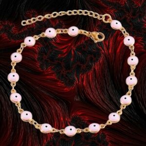 Elegant Gold and Pink Women's Necklace
